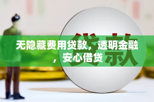 蓟县无隐藏费用贷款，透明金融，安心借贷