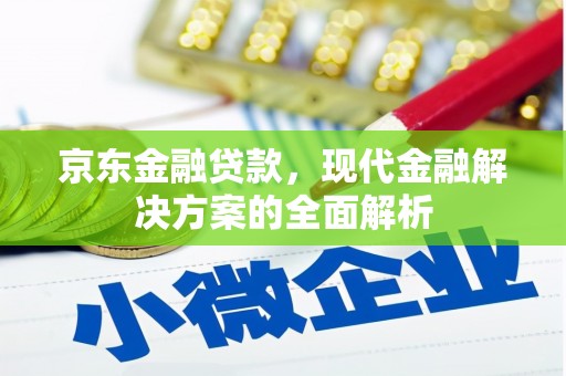 蓟县京东金融贷款，现代金融解决方案的全面解析