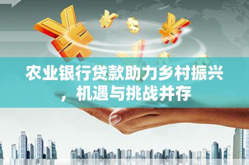 蓟县农业银行贷款助力乡村振兴，机遇与挑战并存