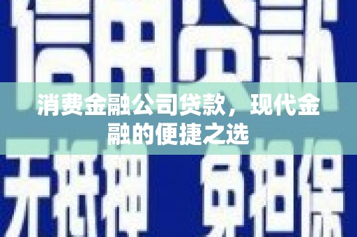 蓟县消费金融公司贷款，现代金融的便捷之选